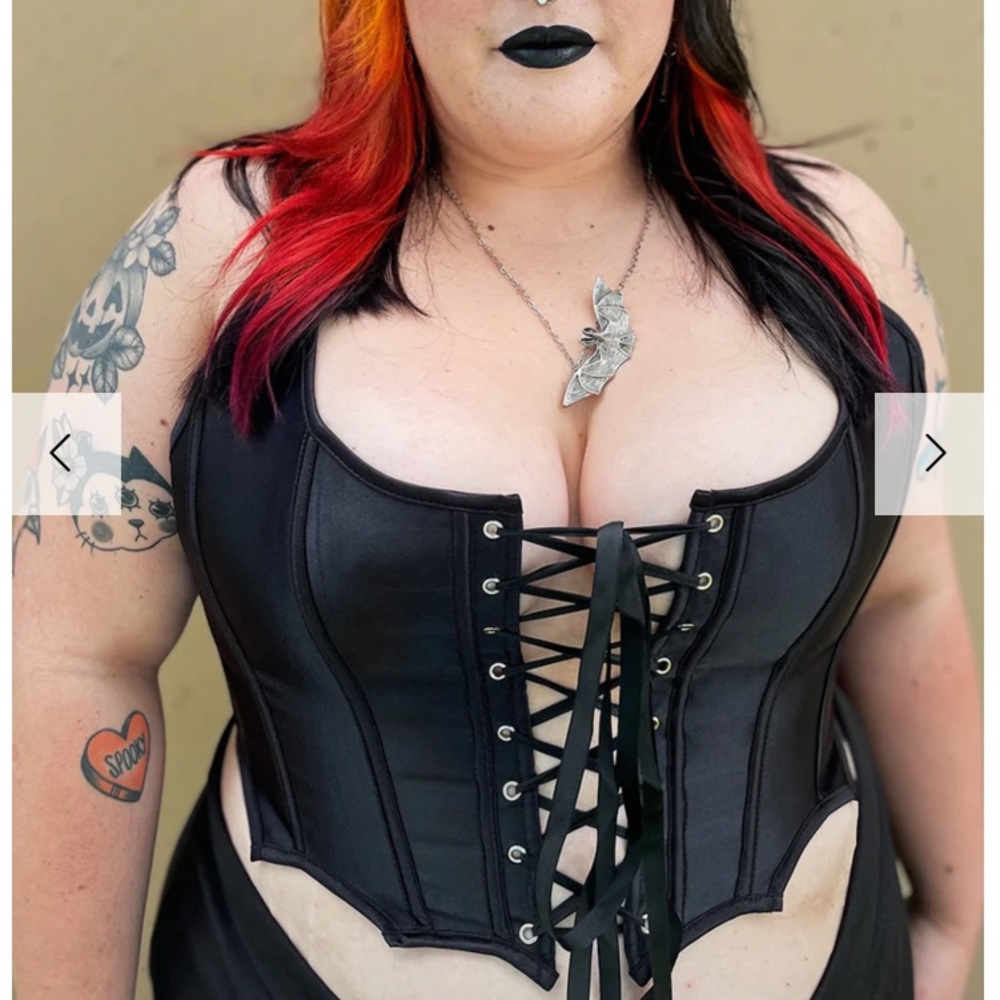 Forest Ink 4x Bat Wing Corset Top
